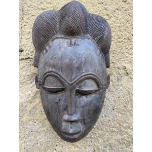 Collectible African Mask In Carved Wood