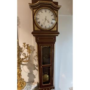 Mahogany Wall Regulator Made By Johann Kroll, Collaborator Of David Röntgen