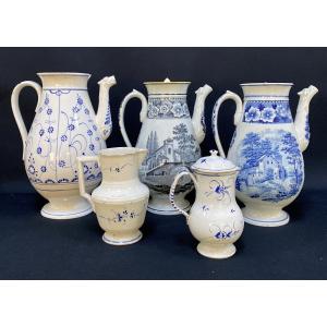 Boch Luxembourg, Lamort Echternach, Lot Of Earthenware
