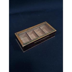 Wooden Stamp Box Circa 1900