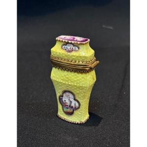 Helena Wolfsohn Meissen Style Pin Box 19th Century