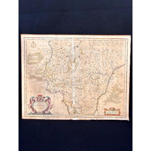 Old Geographic Map Of The Grand Duchy Of Luxembourg 