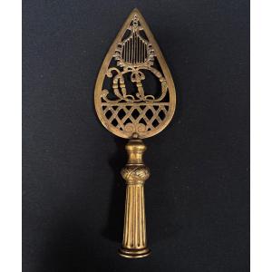 Chiseled And Gilded Bronze Flagpole Tip