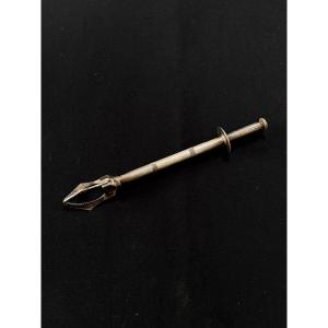 Vintage Silver-plated Metal Ice Tongs 