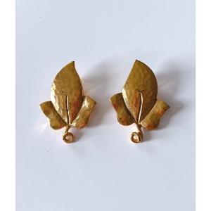 Vintage Yves Saint Laurent Clip-on Earrings 