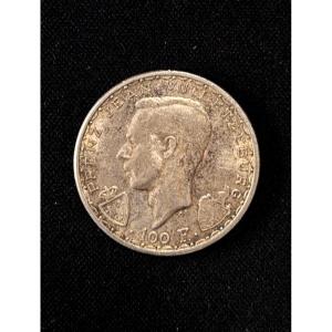 100fr Silver Coin Prince Jean Luxembourg