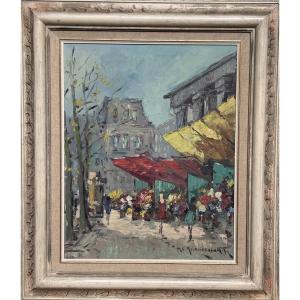 Hendrick Cornelis Kranenburg, Oil On Panel, Pantheon Market 