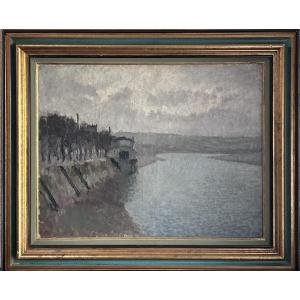 Charles Ludovic Berlioz, Oil On Canvas, Rouen School