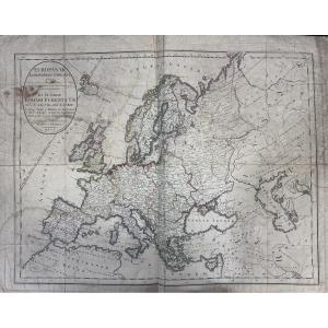 Old Hungarian Map Of Europe