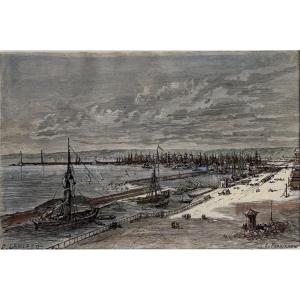 G. Perrichon And D. Lancelot, Marine Colour Engraving