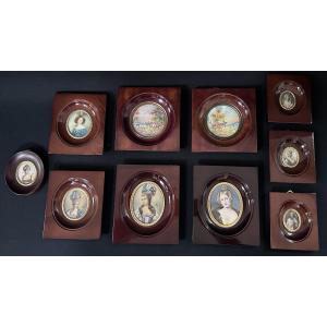 Set Of 10 Hand-painted Miniatures