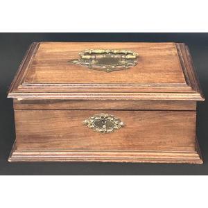 Walnut Jewelry Box, Late 19th Century
