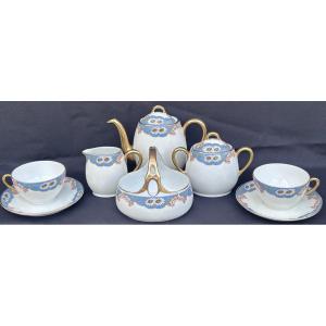 Head To Head In Art Deco Limoges Porcelain