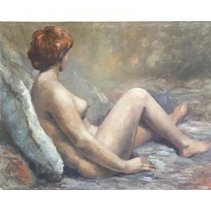 Oil On Canvas, Nude