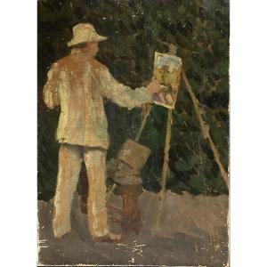 Oil On Panel, The Painter
