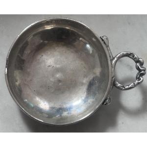 Solid Silver Tastevin 19th Century