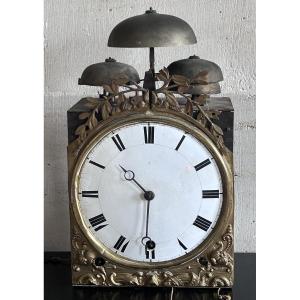 3-bell Floor Clock Movement 19th Century