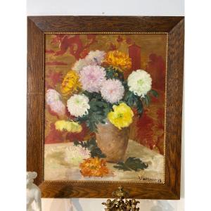 Painting Signed Eberhard Luxembourg Painter