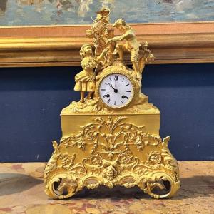 Louis XV Style Ormolu Mantel Clock, Early 20th Century