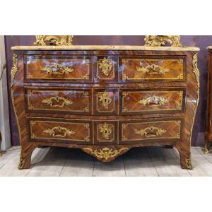 Louis XV Period Commode Stamped By Dubois