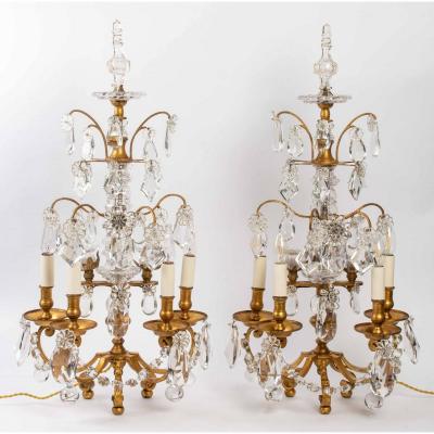 Maison Jansen, Pair Of Girandoles