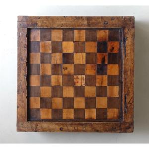 Game Box For Chess, Nine Men’s Morris, And Backgammon