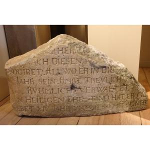 Epitaphe Germanique - Fin Du XVI Siècle