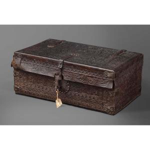 Boiled Leather Trunk - Spain, 17th Century
