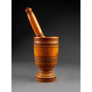 Apothecary's Mortar With Pestle - Indo-portuguese, Probably Goan, 17th Century
