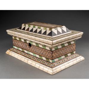 Embriachi Workshop Marquetry Casket - 15th Century