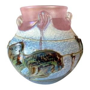 Novaro Art Glass Vase