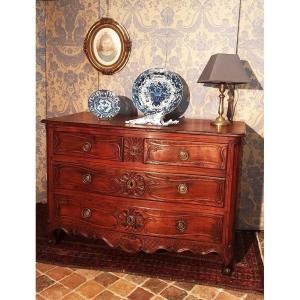 Louis XV-louis XVI Transition Style Chest Of Drawers,