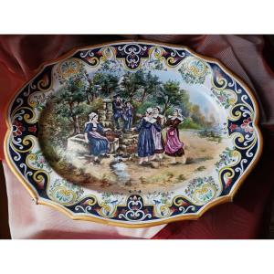 Large Platter Signed Ash 