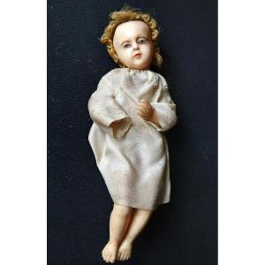 19th Century Wax Infant Jesus 