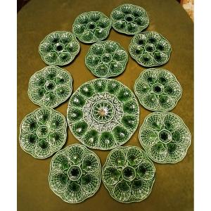 Sarreguemines Earthenware Oyster Service