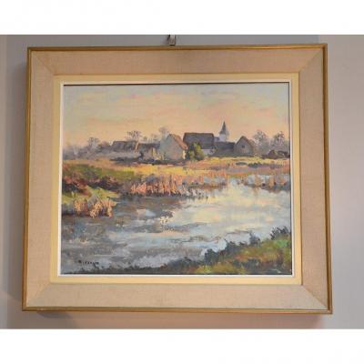 Village Signed A Joulin