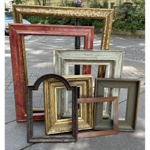 Set Of 7 Wooden Frames - 19th/20th Century