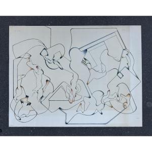 Jan Voss - German - 20th - Abstract Engraving