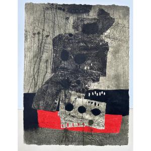 Antonio Clavé - 20th - Lithograph Color Composition - Carborundum - Ea - Signed