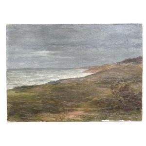 L. Girandeau - 20th Century - Seaside Landscape - Oil On Canvas