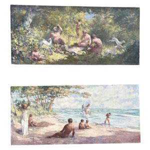 Louis Garin - Autumn / Summer - 20th Century - The 4 Seasons (continuation Of The Seasons, Next Item)