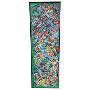 Jacques Chevalier - 20th Century - Abstract Composition - Oil On Canvas
