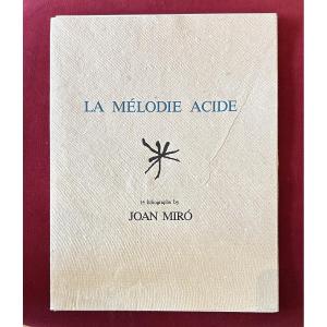 Portfolio "the Acid Melody" By Joan Miró, Published In 1980. 14 Original Lithographs