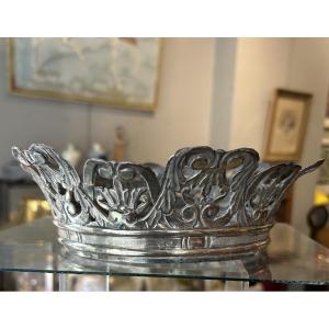 Large Silver Crown For A Statue Of The Virgin Mary. Italy, 19th Century. Sacred Art 
