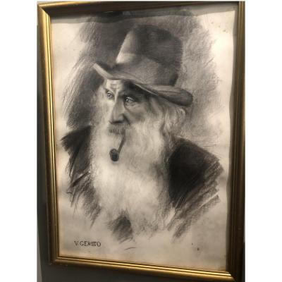 Drawing Vincenzo Gemito (1852-1929)