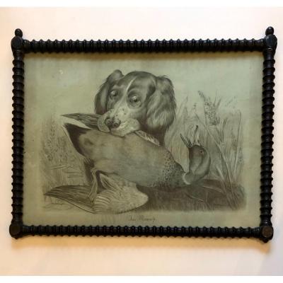 Drawing 19 Th« dog And Phrasant »