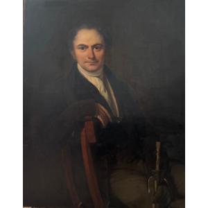Large Portrait Of An English Gentleman 