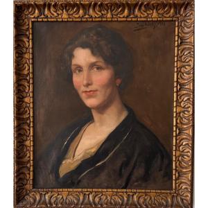 Portrait Of A Woman In The Bloomsbury Style 1921