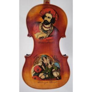 Violin Decorated By Victor Carny