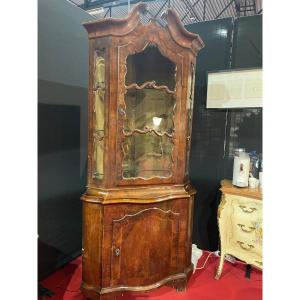 Corner Showcase Period Late 18th Century